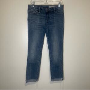 Treasure & Bond Straight Fit Cuffed Jeans size 28